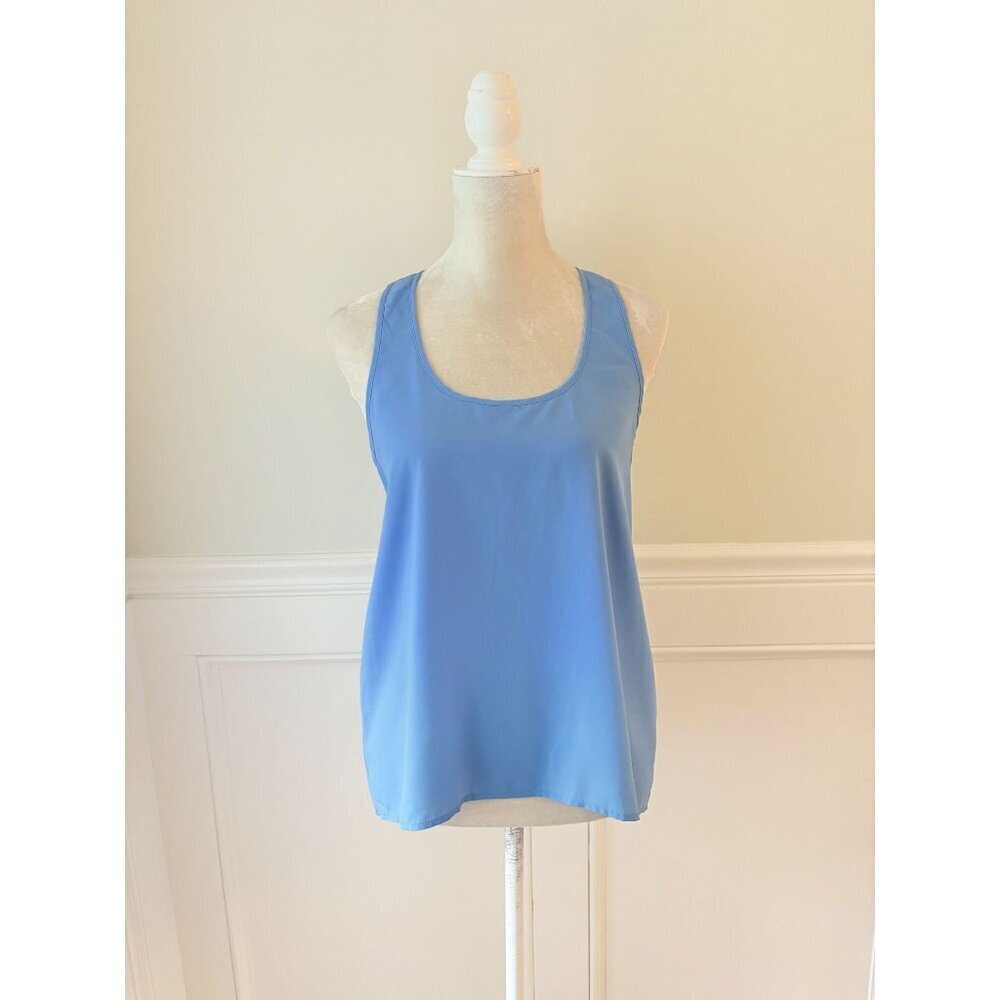 Nordstrom Frenchi Racerback Blue Blouse M